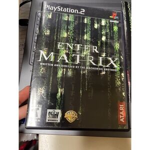 Enter The Matrix Sony PlayStation 2 PS2 Game Atari SLUS-20454 Complete CIB